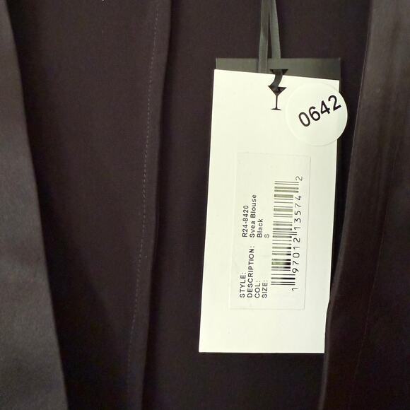 Retrofête Womens Svea Blouse Blazer Black Size S NWT - Picture 6 of 9